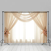 Aperturee - Aperturee Minimalist Light Boho Accent Sweet Wedding Backdrop